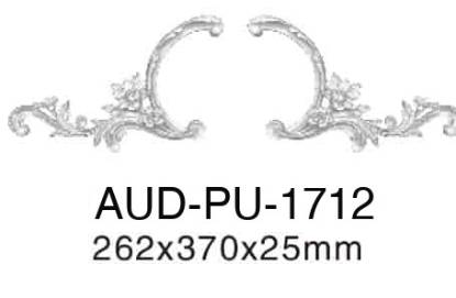 PU 饰花 262×370×25mm（AUD-PU-1712）