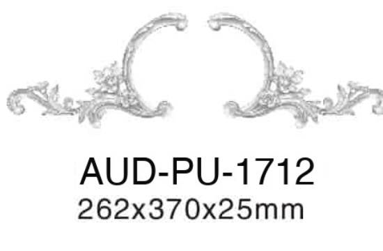 PU 饰花 262×370×25mm（AUD-PU-1712）