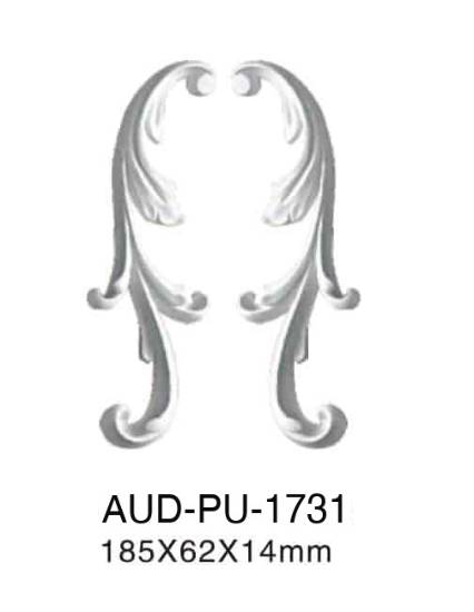 PU 饰花 高185×宽62×厚14mm（AUD-PU-1731）