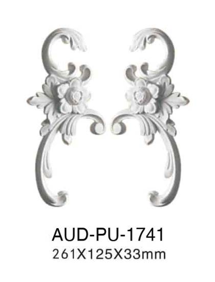 PU 饰花 高261×宽125×厚33mm（AUD-PU-1741）