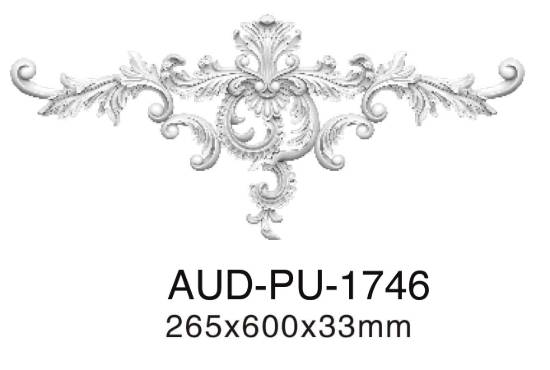 PU 饰花 265×600×33mm（AUD-PU-1746）