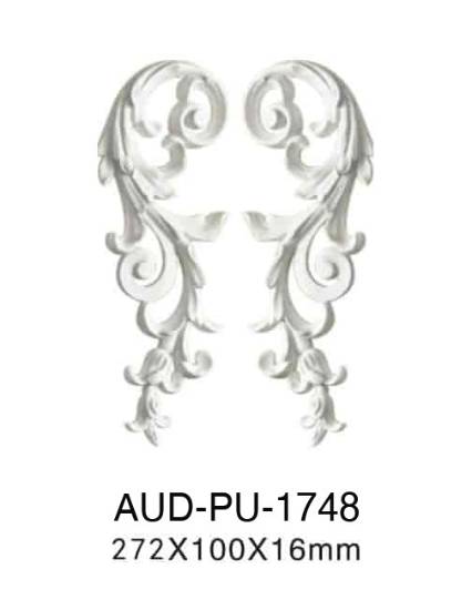 PU 饰花 高272×宽100×厚16mm（AUD-PU-1748）
