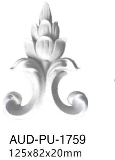 PU 饰花 125×82×20mm（AUD-PU-1759）