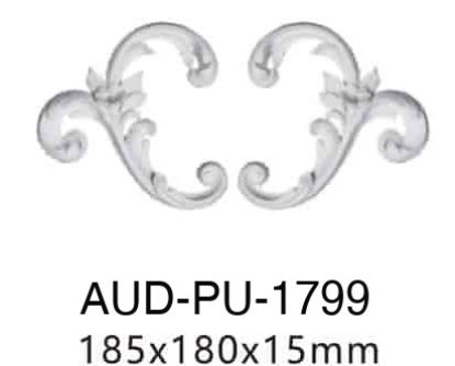 PU 饰花 185×180×15mm（AUD-PU-1799）