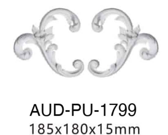 PU 饰花 185×180×15mm（AUD-PU-1799）