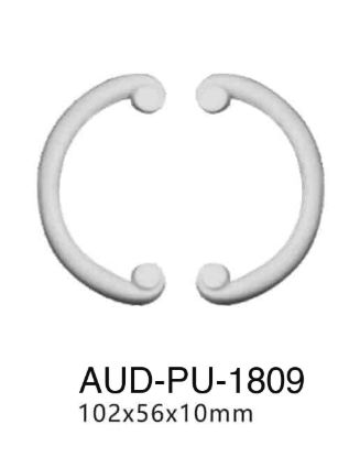 PU 饰花 102×56×10mm（AUD-PU-1809）