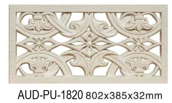 PU 雕花装饰板 高802×宽385×厚32mm（AUD-PU-1820）