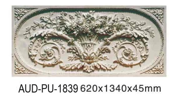 PU 雕花装饰板 高620×宽1340×厚45mm（AUD-PU-1839）