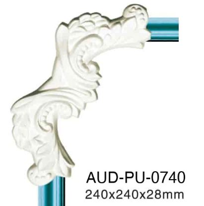 PU 素面转角花 240×240×28mm（AUD-PU-0740）