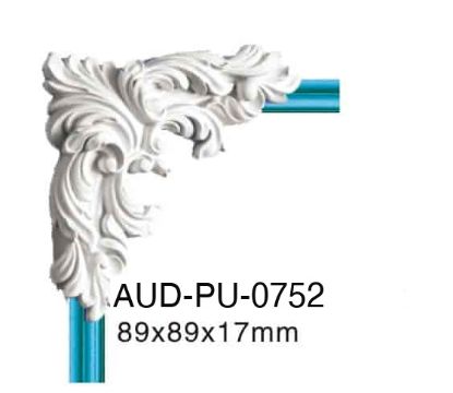 PU 素面转角花 89×89×17mm（AUD-PU-0752）
