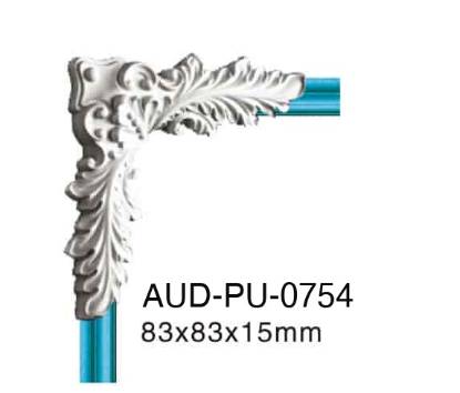 PU 素面转角花 83×83×15mm（AUD-PU-0754）
