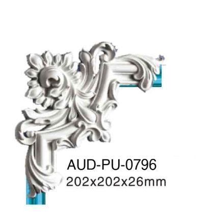 PU 素面转角花 202×202×26mm（AUD-PU-0796）