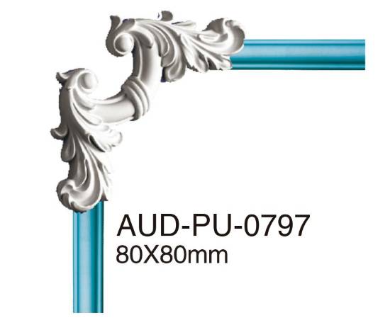 PU 素面转角花 80×80mm（AUD-PU-0797）