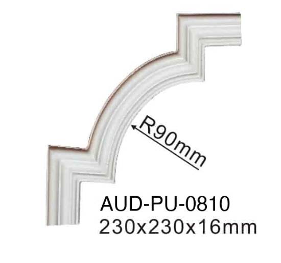 PU 素面转角花 230×230×16mm（AUD-PU-0810）