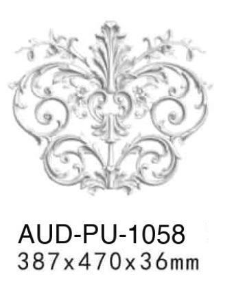 PU 法式组合灯座 387×470×厚36mm（AUD-PU-1058）