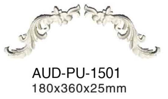 PU 饰花 高180×宽360×厚25mm（AUD-PU-1501）