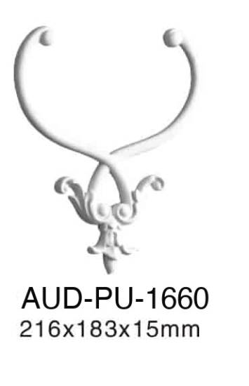 PU 饰花 216×183×15mm（AUD-PU-1660）
