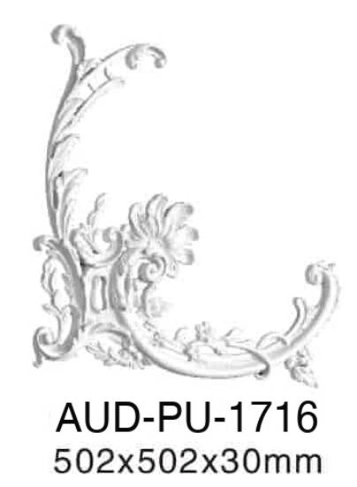 PU 饰花 502×502×30mm（AUD-PU-1716）