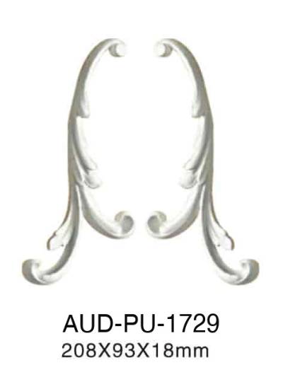 PU 饰花 高208×宽93×厚18mm（AUD-PU-1729）