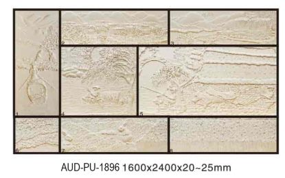 PU 组合装饰板 高1600×宽2530×厚25mm（AUD-PU-1896）