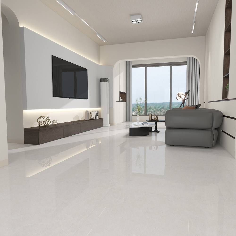 Full Body Marble Look Porcelain Floor Tile 750x1500mm, Anti-Slip, Indoor and Bathroom