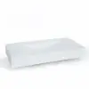 Matte White Wall-Mount Floating Basin Solid Surface Stone Resin Bathroom V-Shaped Basin