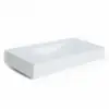 Matte White Wall-Mount Floating Basin Solid Surface Stone Resin Bathroom V-Shaped Basin
