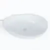 Bathroom Stone Resin Oval Counter Top Basin Glossy White with Pop Up Waste