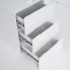 Mular 120 cm Rectangular Warm White Desk with 3 Drawers