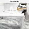 Mular 120 cm Rectangular Warm White Desk with 3 Drawers