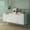 Picture of Twixer 1500mm White Sideboard Buffet with Doors Accent Cabinet with Storage 4 doors