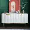 Picture of Twixer 1500mm White Sideboard Buffet with Doors Accent Cabinet with Storage 4 doors