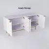 Picture of Twixer 1500mm White Sideboard Buffet with Doors Accent Cabinet with Storage 4 doors