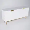 Picture of Twixer 1500mm White Sideboard Buffet with Doors Accent Cabinet with Storage 4 doors