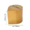Modern Metal Side Table in Water Drop Design End Table in Brushed Gold Single Piece