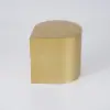Modern Metal Side Table in Water Drop Design End Table in Brushed Gold Single Piece