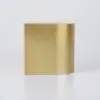 Modern Metal Side Table in Water Drop Design End Table in Brushed Gold Single Piece