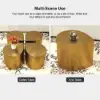 Modern Metal Side Table in Water Drop Design End Table in Brushed Gold Single Piece