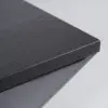 Modern 100 cm Square Black Wood Coffee Table with Drawer