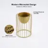 Picture of 400mm Modern Flower Stand Gold Plant Stand for Indoors Modern Flower Stand in Small