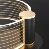 Modern Circle Wall Light Single Bedside Wall Light Acrylic & Metal