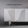 Modern 180 cm Glossy White Wood Sideboard with Cabinets & Adjustable Shelves – Buffet Kitchen Cabinet