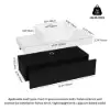 Modena 100 cm Floating Single Bathroom Vanity with Sink, Sintered Stone Top – Black
