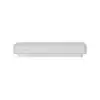 1000mm Modern White Floating Desk with Drawers Wall Mounted Desk in Pine Wood Frame
