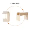 Modern 610 mm Natural Multi-Purpose End Table with Magazine Rack