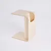 Modern 610 mm Natural Multi-Purpose End Table with Magazine Rack