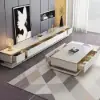 Gapn 200 cm White TV Stand with Tempered Glass Top & 3 Drawers – Media Console Storage