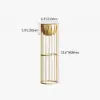 600mm Gold Plant Pot Indoor Modern Metal Planter with Gold Stand for Living Room