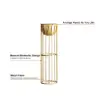 600mm Gold Plant Pot Indoor Modern Metal Planter with Gold Stand for Living Room