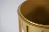 600mm Gold Plant Pot Indoor Modern Metal Planter with Gold Stand for Living Room